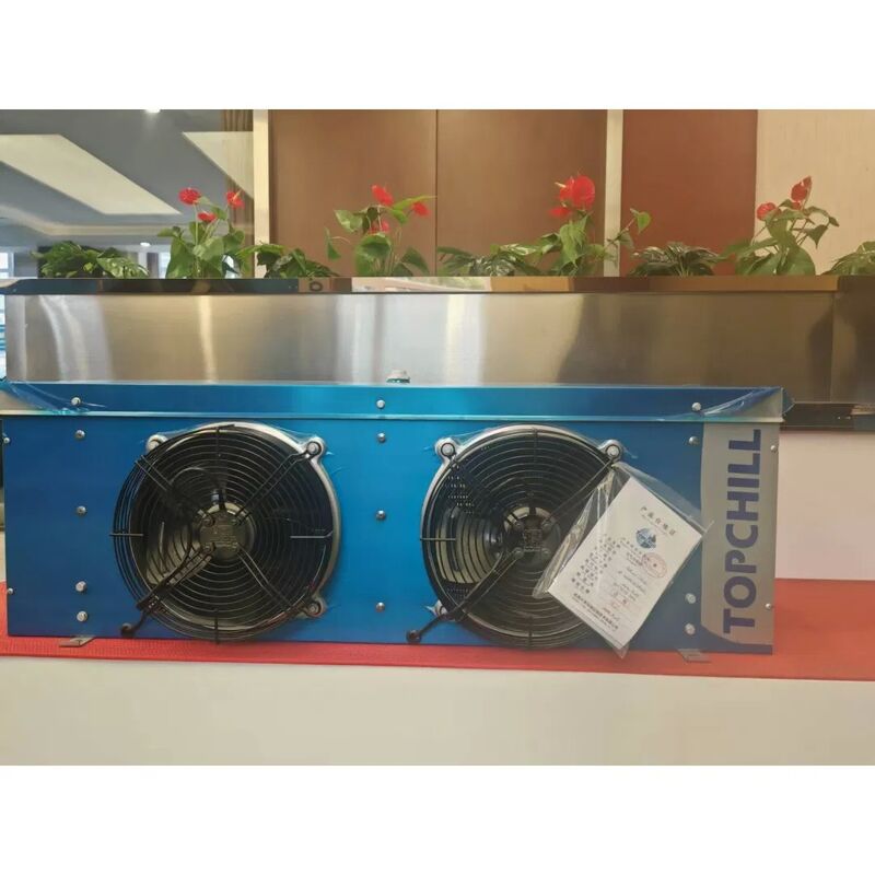 Cold Room Heater Defrost Evaporator 10HP Fin Pipe Copper Tube Mini Cooling Unit